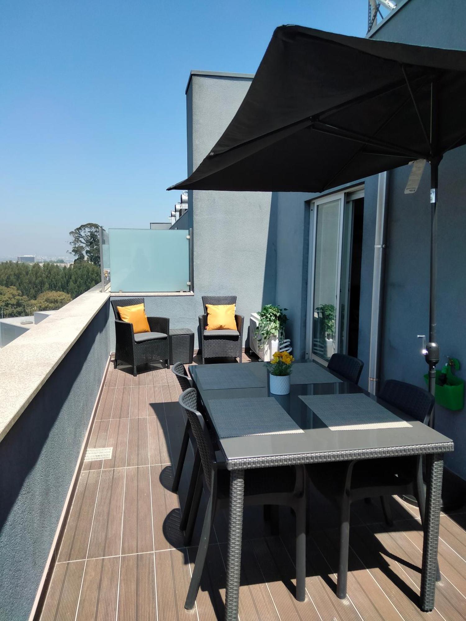 Apartamento Sunset Terrace With Ac & Free Park *